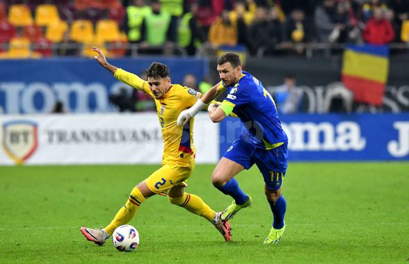 Unde a „dispărut” Dzeko la pauza meciului România - Bosnia