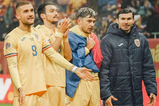 Daniel Bîrligea, în România - Cipru // foto: Imago Images
