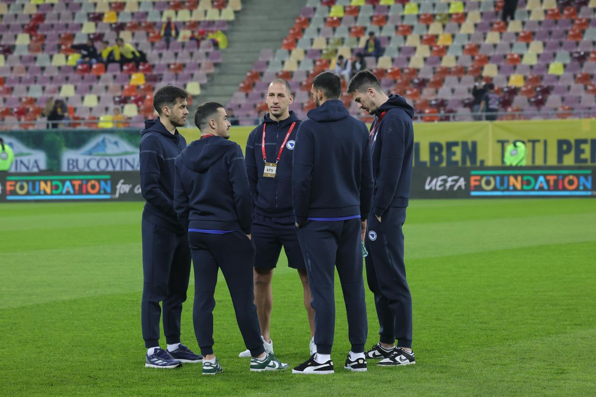 România - Bosnia, imagini dinaintea partidei