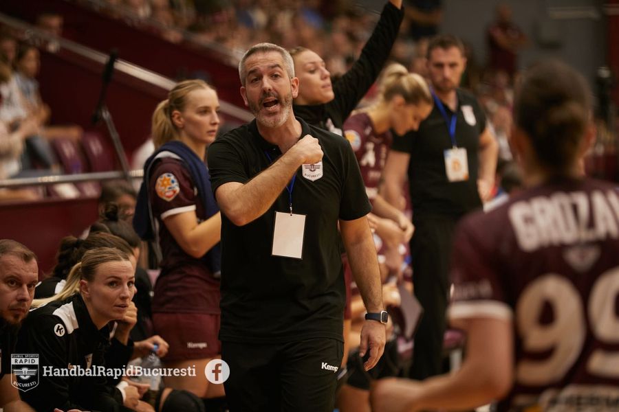 David Ginesta, înaintea duelului din Liga Campionilor dintre Rapid - CSM București: „Avem nevoie de fani! Surprizele le vom vedea pe teren”