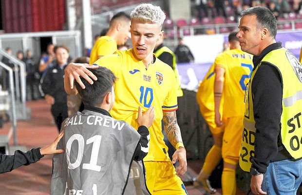 Noul decar al naționalei de tineret » În absența lui Octavian Popescu, va purta numărul 10 cu Portugalia și Olanda