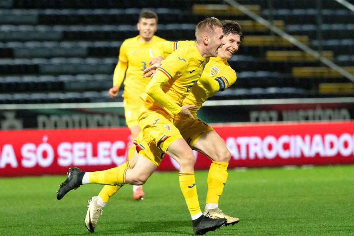 Victorie pentru România U21 împotriva Portugaliei U21 » Un gol senzațional a decis meciul