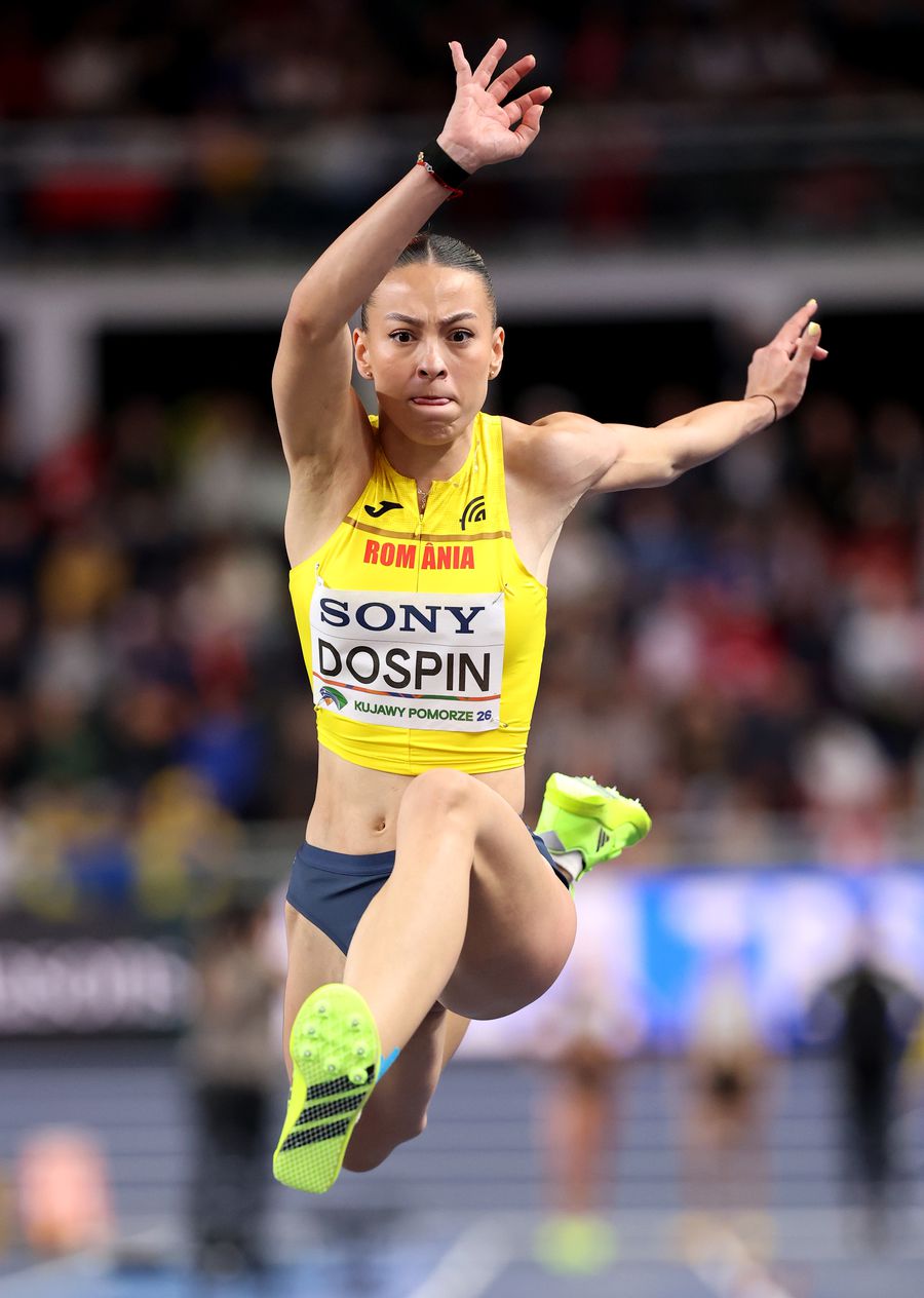 Elena Talos, pe locul 9 la triplusalt, iar Alexia Dospin pe poziția a 13-a la Campionatele Mondiale în sală