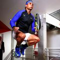 Rafael Nadal, încălzindu-se înaintea unui meci de la Roland Garros 2017. foto: Guliver/Getty Images
