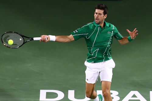 Novak Djokovic a jucat ultimul turneu în 2020, la Dubai FOTO Guliver/GettyImages