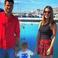 José Romera Navarro, alături de soție și de copilul lor, în Puerto Banus. Sursă foto: Instagram