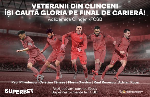 Veteranii sunt în căutarea gloriei pierdute! Vezi reușitele academicienilor care au jucat la FCSB!