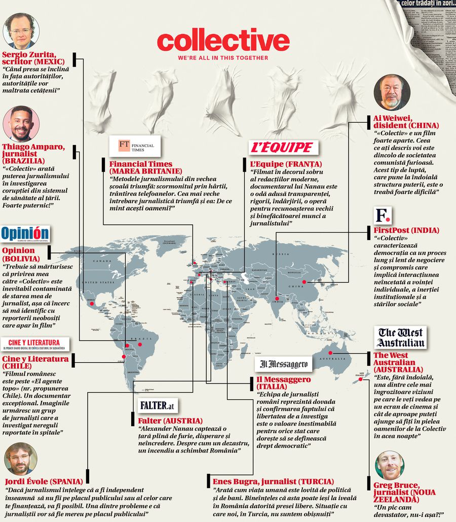 „Colectiv” a făcut să se vorbească despre jurnalismul românesc din Thailanda în Bolivia și din Chile în Australia