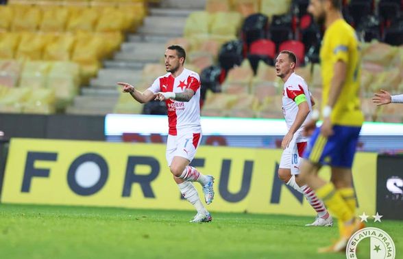 Nicolae Stanciu a marcat din nou și o duce pe Slavia la 3 puncte de un nou titlu