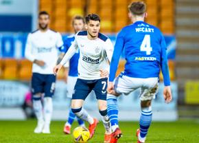 Ce notă a primit Ianis Hagi, la primul meci ca titular la Rangers din aprilie