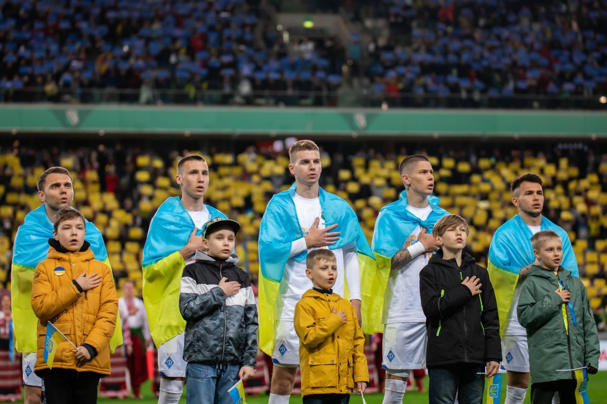 Lacrimile ucrainenilor după meciul pentru pace cu CFR: „Mulțumim Clujului și României pentru această seară!”
