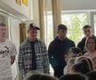 Florin Tănase, Octavian Popescu, Ianis Stoica și Risto Radunovic, fotbaliștii de la FCSB, le-au făcut o surpriză copiilor de la „Casa Speranței”.