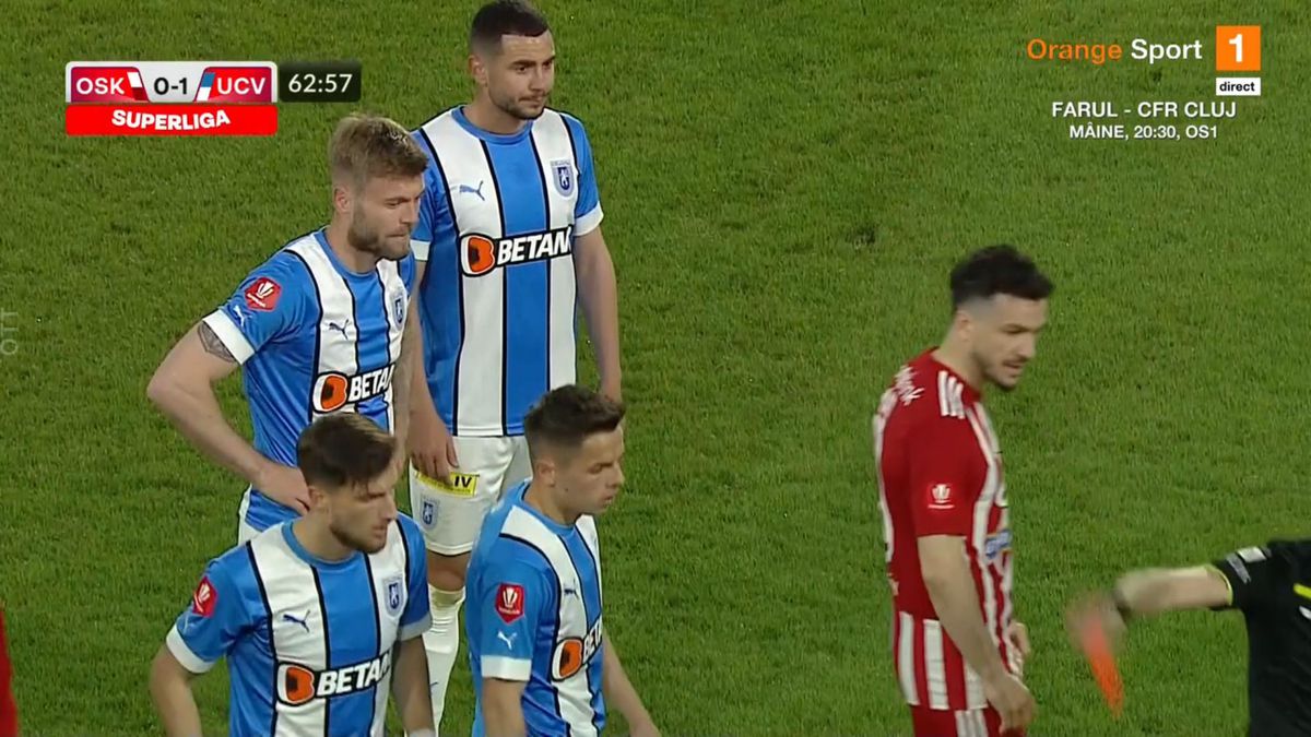 A luat ROȘU direct și ratează derby-urile cu FCSB și CFR Cluj: „E doar vina mea, un cartonaș stupid!”