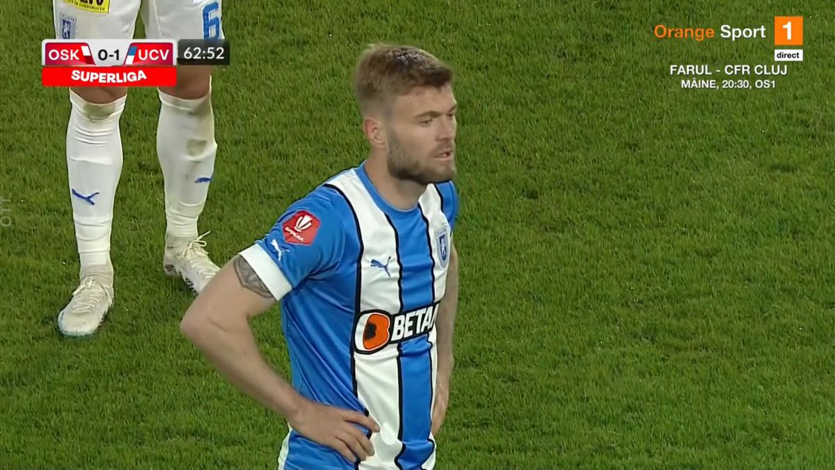 A luat ROȘU direct și ratează derby-urile cu FCSB și CFR Cluj: „E doar vina mea, un cartonaș stupid!”