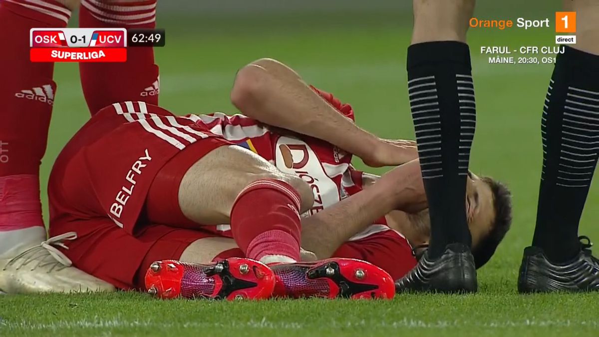 A luat ROȘU direct și ratează derby-urile cu FCSB și CFR Cluj: „E doar vina mea, un cartonaș stupid!”