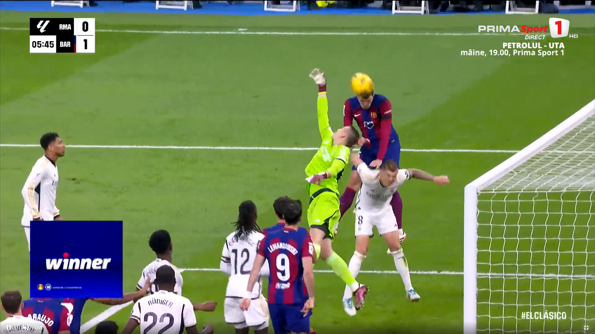 Eroul lui Real Madrid cu City a comis-o în derby-ul cu Barcelona! Apoi a avut o intervenție miraculoasă