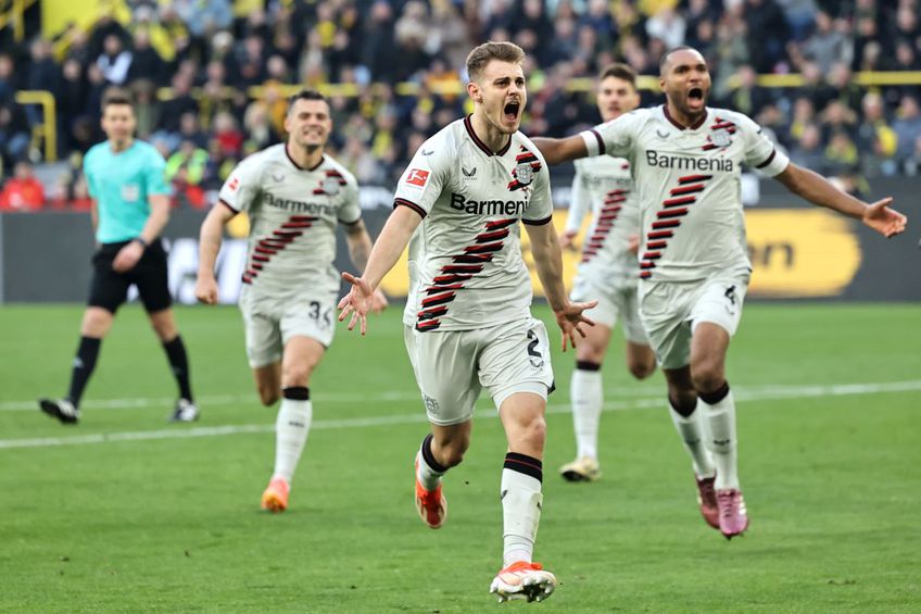 Borussia Dortmund și Bayer Leverkusen au remizat, scor 1-1, în derby-ul cu numărul #30 din Bundesliga. Gazdele au fost la un minut distanță să pună capăt seriei de 44 de meciuri fără înfrângere a echipei pregătite de Xabi Alonso.