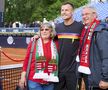 Marton Fucsovics, campion la Țiriac Open 2024, cu părinții Foto: Raed Krishan