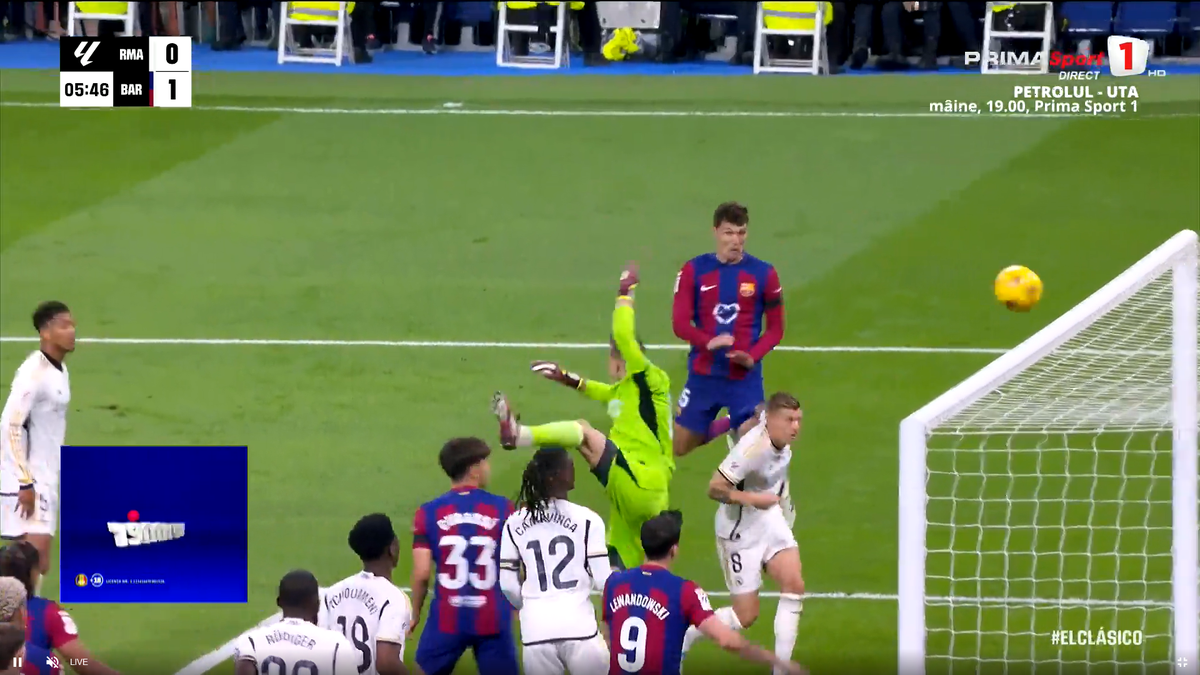 Eroul lui Real Madrid cu City a comis-o în derby-ul cu Barcelona! Apoi a avut o intervenție miraculoasă