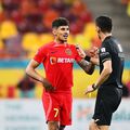 Florinel Coman, într-o discuție cu Marcel Bârsan (FCSB - Rapid 2-2)