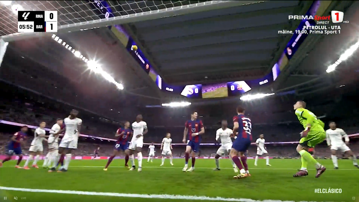 Eroul lui Real Madrid cu City a comis-o în derby-ul cu Barcelona! Apoi a avut o intervenție miraculoasă