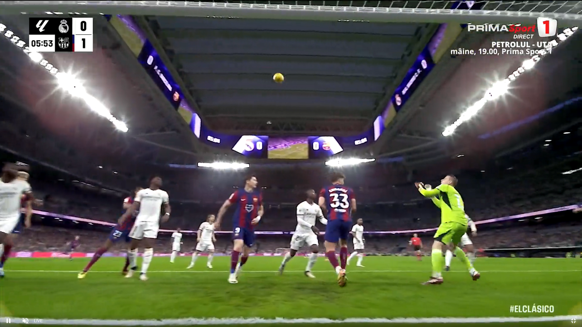 Eroul lui Real Madrid cu City a comis-o în derby-ul cu Barcelona! Apoi a avut o intervenție miraculoasă