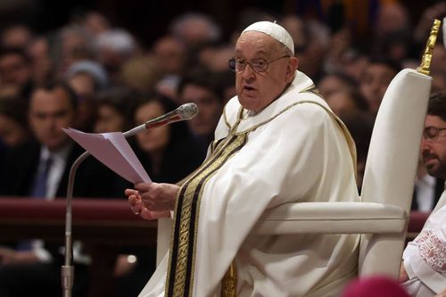 Ultima apariție a Papei Francisc în Bazilica Sfântul Petru din Vatican / Foto: Imago