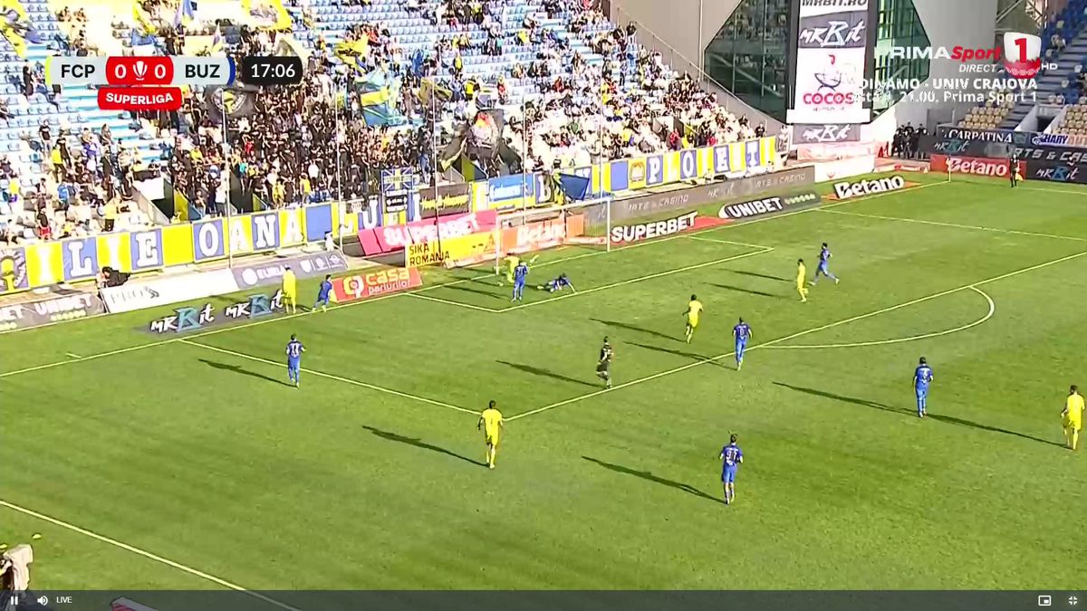 Petrolul o demolează pe Gloria Buzău » Elevii lui Ilie Stan sunt cu un pas în Liga a 2-a