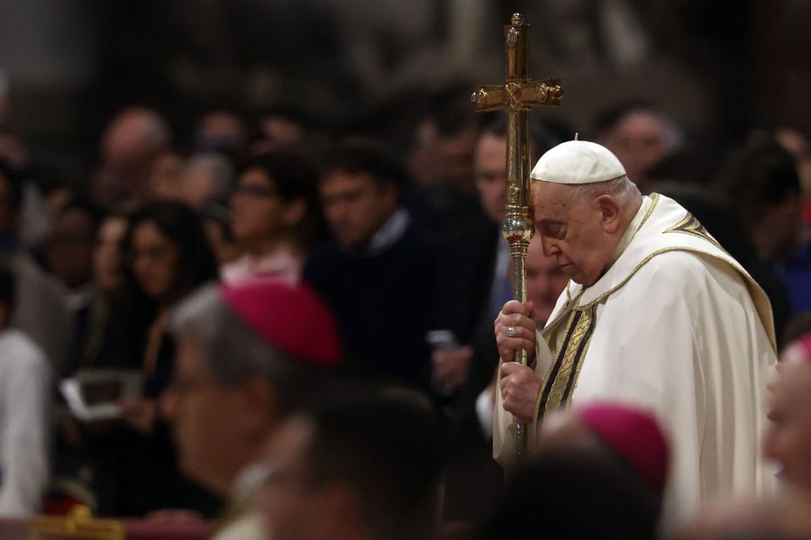 Ultima apariție a Papei Francisc în Bazilica Sfântul Petru din Vatican / Foto: Imago Pedeapsa divină pentru păcătoșii fotbalului!
