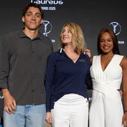 Nadia Comăneci la Gala Laureus/Foto: Getty Images