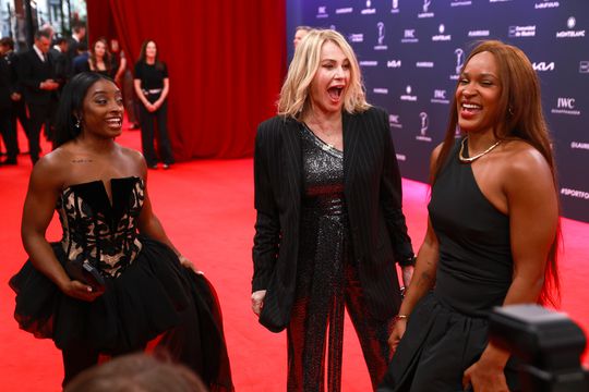 Nadia Comăneci la Gala Laureus/Foto: Getty Images