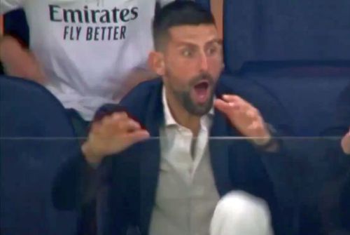 Novak Djokovic (37 de ani) a fost prezent la victoria dramatică a lui Real Madrid împotriva celor de la Athletic Bilbao, scor 1-0, care a avut loc duminică pe stadionul „Santiago Bernabeu