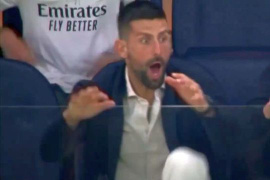Novak Djokovic (37 de ani) a fost prezent la victoria dramatică a lui Real Madrid împotriva celor de la Athletic Bilbao, scor 1-0, care a avut loc duminică pe stadionul „Santiago Bernabeu".