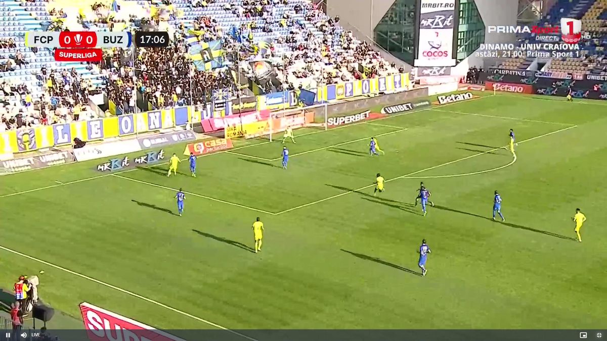 Petrolul o demolează pe Gloria Buzău » Elevii lui Ilie Stan sunt cu un pas în Liga a 2-a