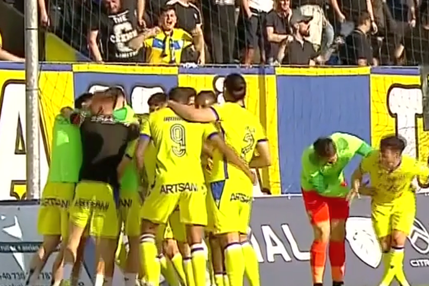 Gol ireal reușit astăzi în Superligă » A înscris dintr-un unghi imposibil, după greșeli în lanț în defensiva adversă