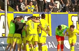 Gol ireal în Superligă » Gicu Grozav a înscris dintr-un unghi imposibil, după greșeli în lanț în defensiva adversă