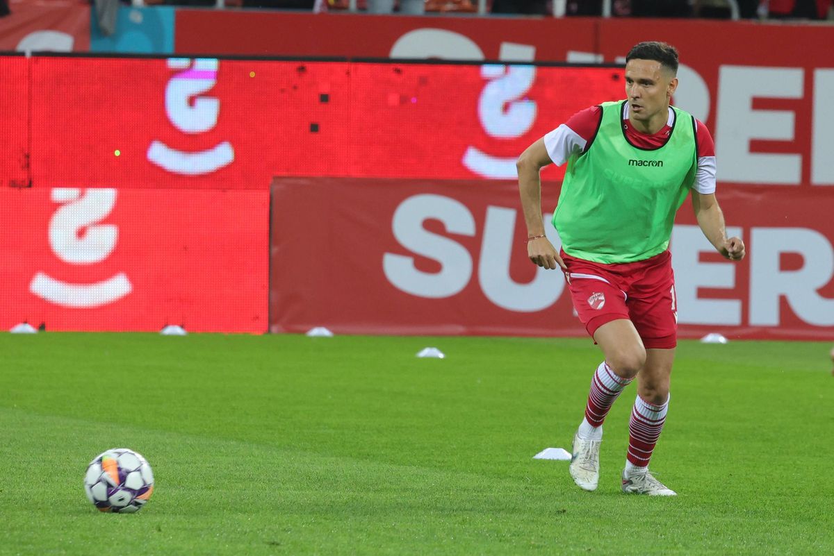 Dinamo - Universitatea Craiova, imagini de la încălzire