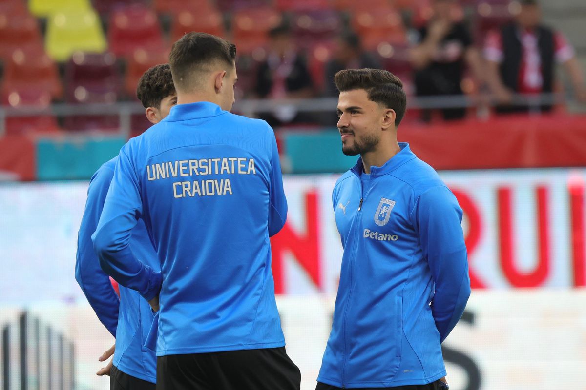 Dinamo - Universitatea Craiova, imagini de la încălzire