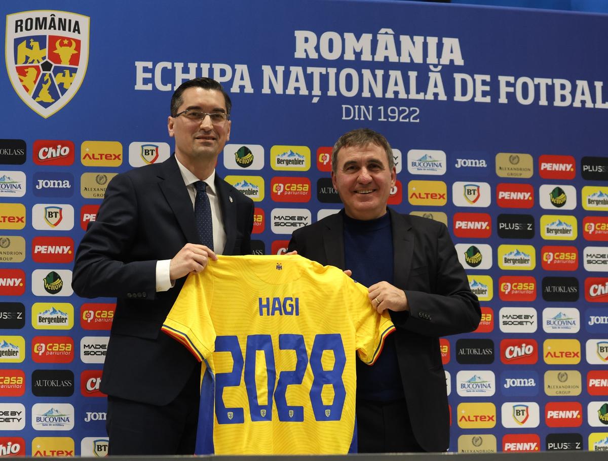 Gică Hagi, noul selecționer al naționalei României