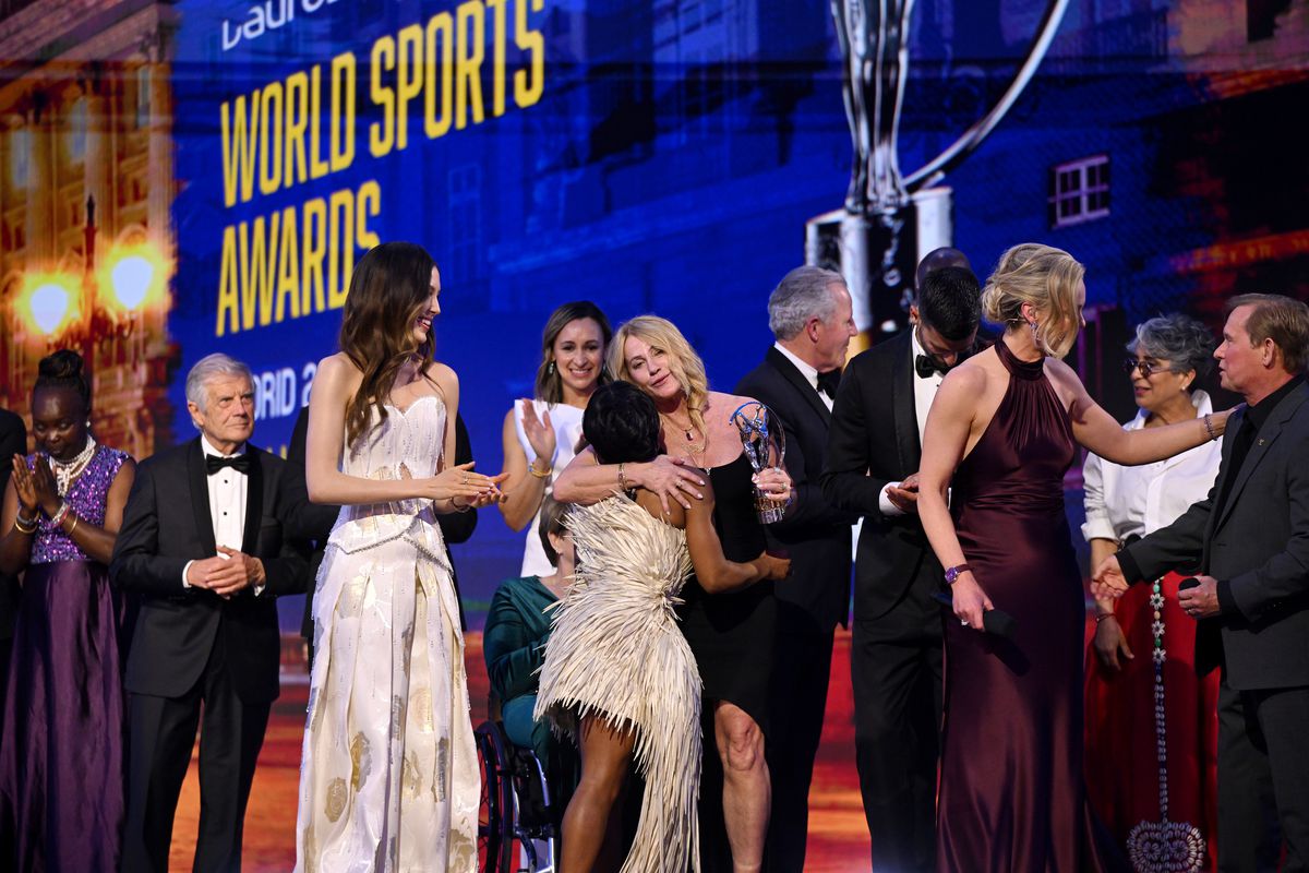 Nadia Comăneci la Gala Laureus // foto: Getty Images