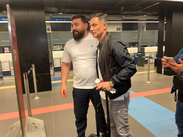 Mirel Rădoi, la plecarea din România // FOTO: Carmen Dumitru (GSP.ro)