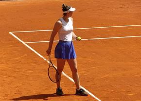 Irina Begu, revenire cu înfrângere la Madrid » A ieșit de pe teren aruncând spectatorilor prosoape și stând la poze