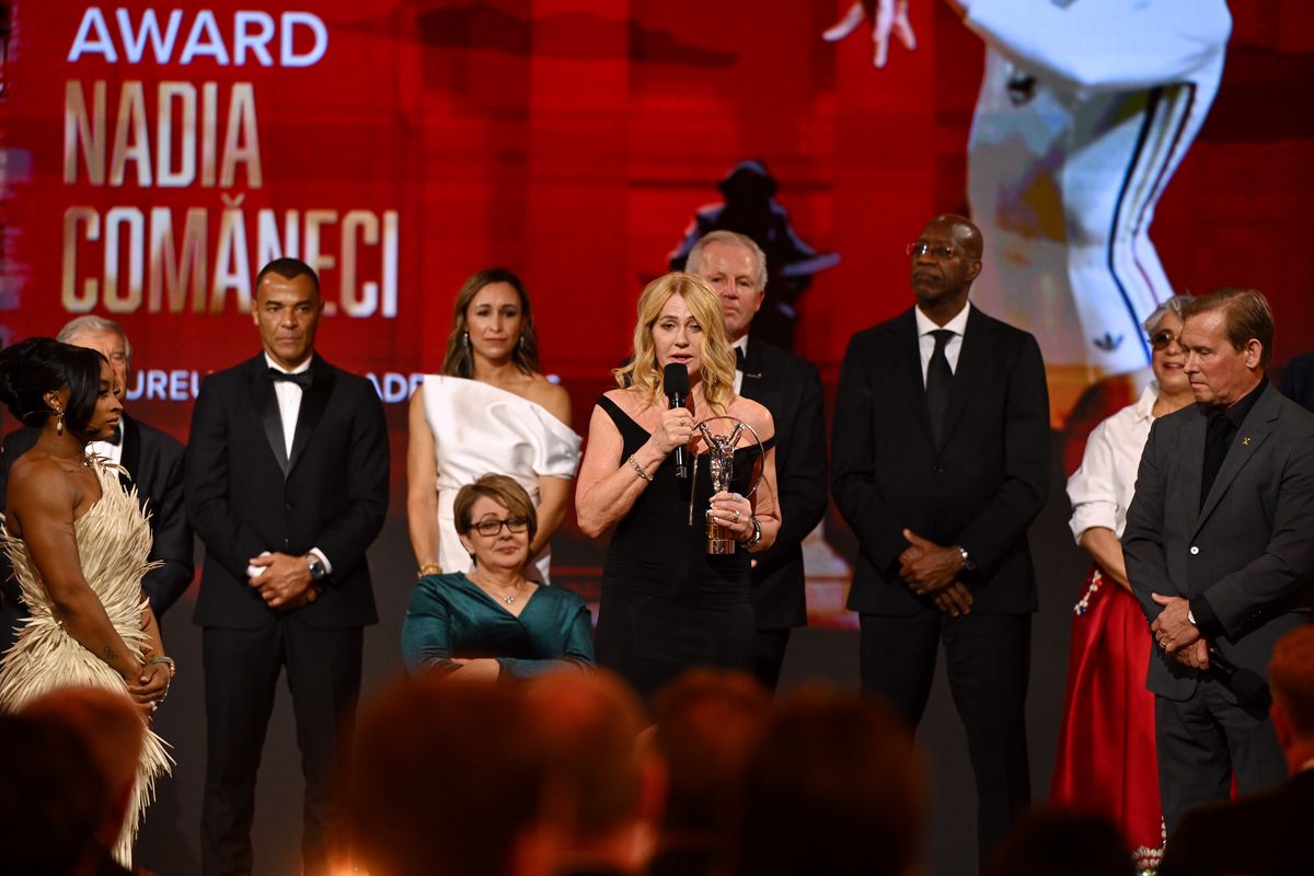 Nadia Comăneci la Gala Laureus // foto: Getty Images