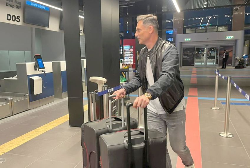 Mirel Rădoi, la plecarea din România // FOTO: Carmen Dumitru (GSP.ro)