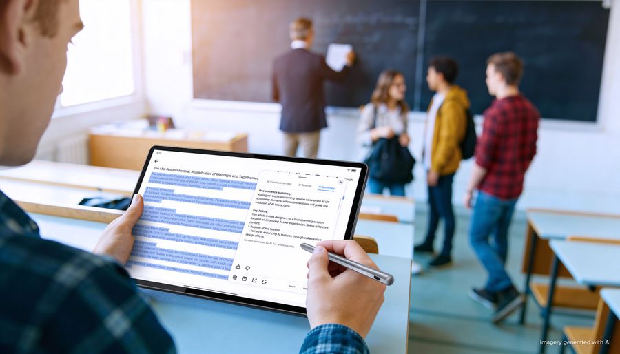 Studiu Lenovo: Tableta câștigă teren în rândul Gen Z, studenții o folosesc tot mai mult pentru învățare, creativitate și organizare