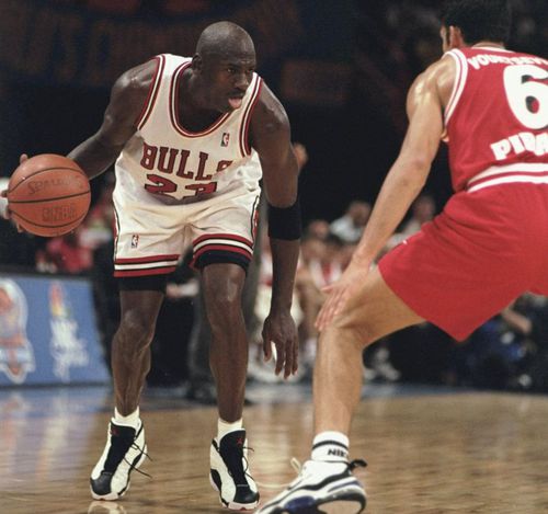 Michael Jordan în tricoul lui Chicago Bulls