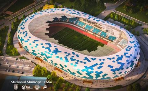 Stadionul din Slatina va fi supus unui amplu proiect de modernizare, începând cu finalul acestui an.  FOTO: olttv.ro