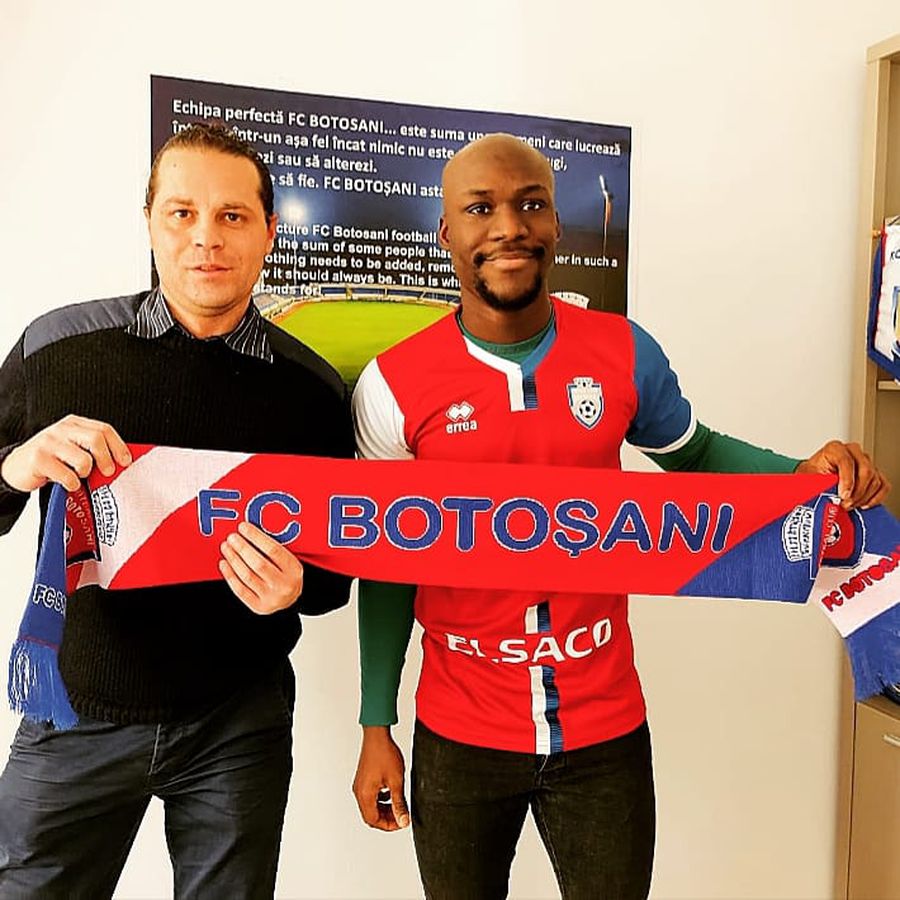 Ulrich Meleke, alături de impresarul său, Alessandro Pezzoli Ce spune impresarul lui Ulrich Meleke despre transferul internaționalului ivorian de la Botoșani la FCSB
