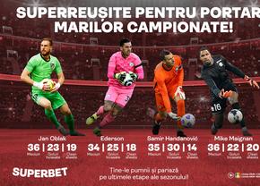 Finalul de sezon se apropie! Vezi cine sunt SuperPortarii marilor campionate!