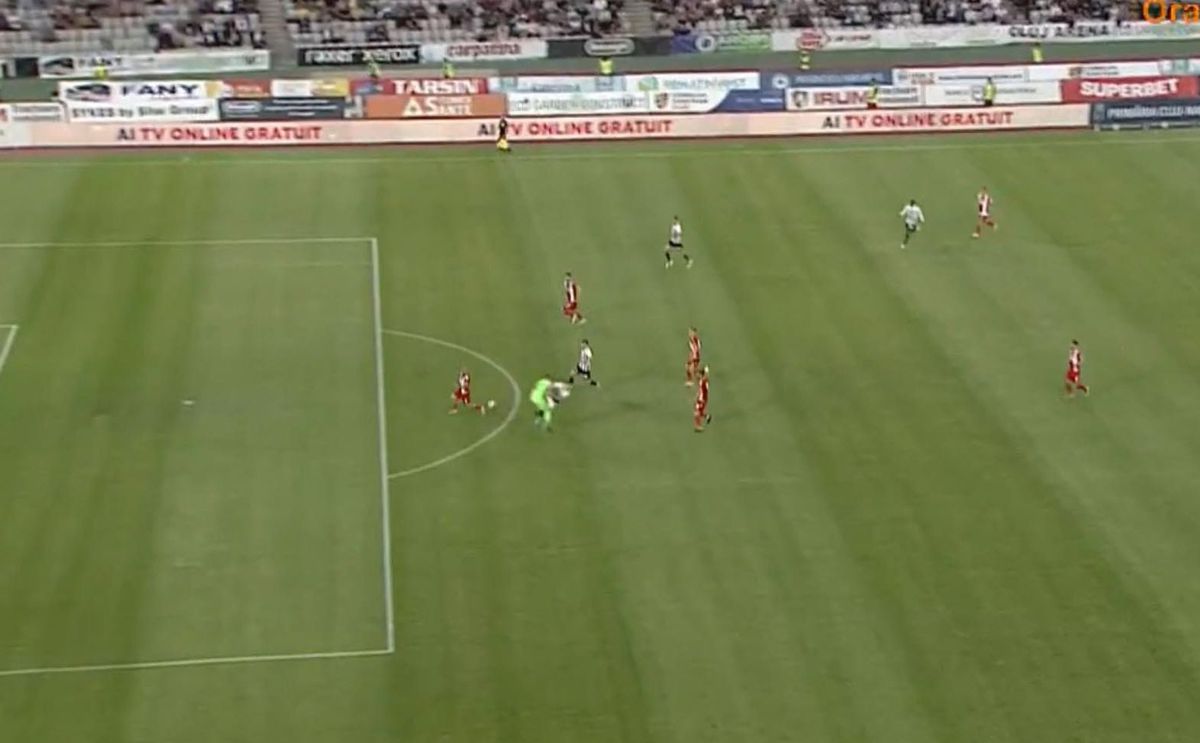 FOTO Gafa lui Eșanu în U Cluj - Dinamo 21.05.2022